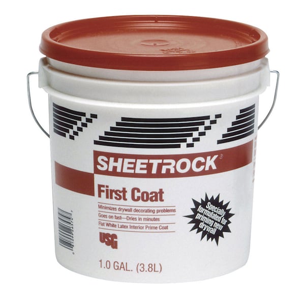 USG Sheetrock First Coat White Flat Latex Primer 1 gal